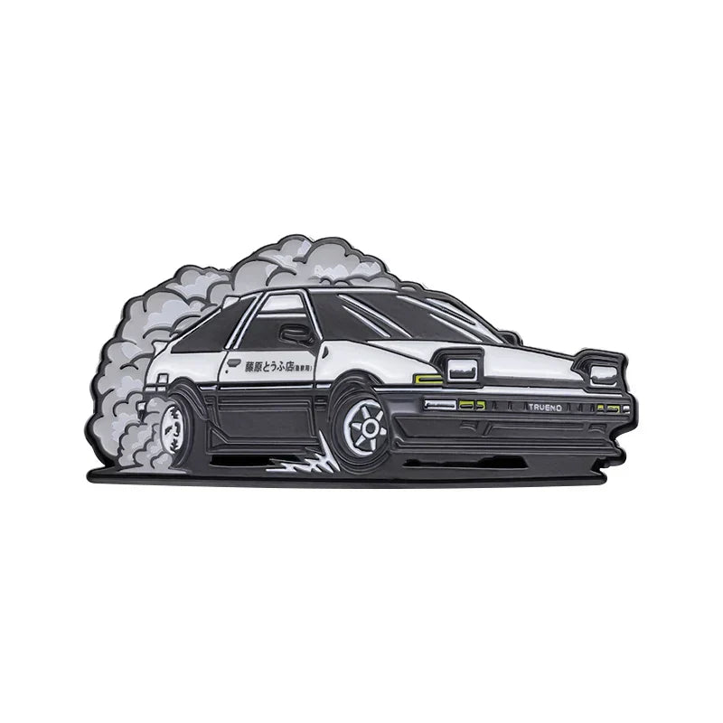 Anime Car Drift Enamel Pins Lapel Badge Jewelry Gift