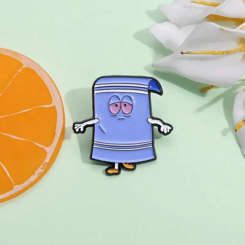 Anime-Inspired Fairy Tale Brooches with Red Eyes and Metal Badges