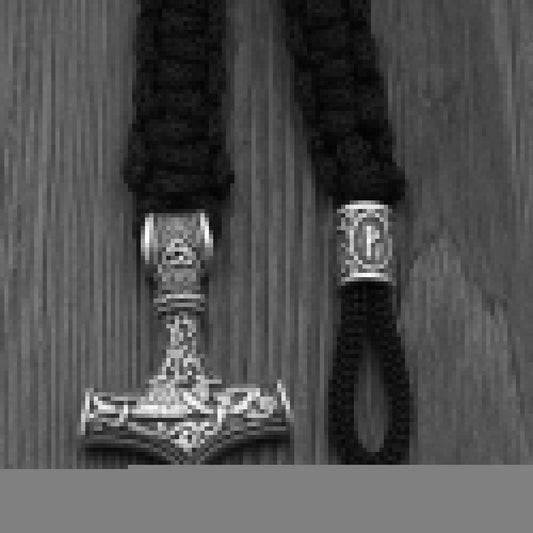 Vikings Mjolnir Paracord Rune Bracelet