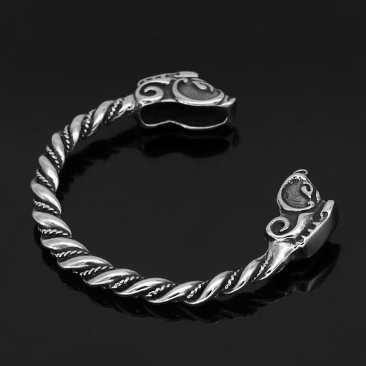 Vikings Dragons & Serpents Stainless Steel Bracelet