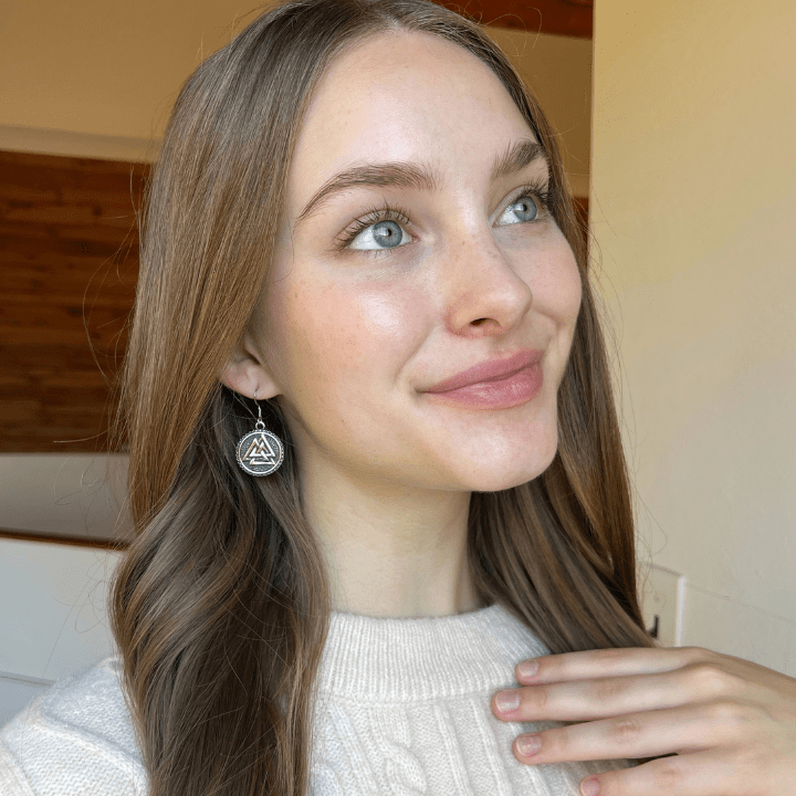 Viking Valknut Earrings