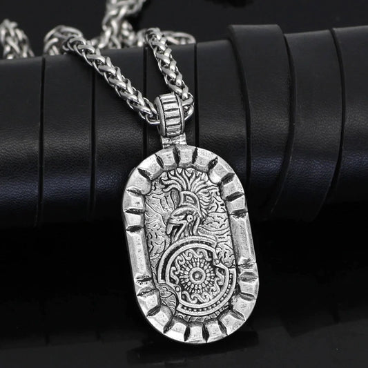 Greek Hoplite Soldier Stainless Steel Necklace