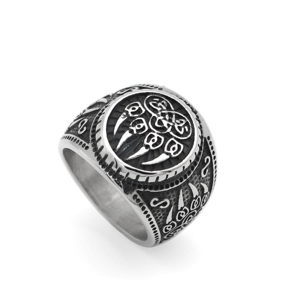 Vikings Bear Paw Stainless Steel Ring