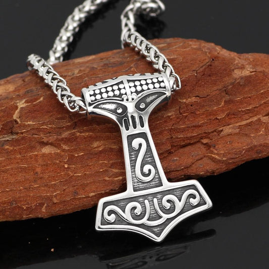 Viking Thor’s Hammer Mjolnir Necklace