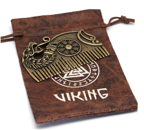 Vikings Aegishjalmur and Drakkar Beard Comb