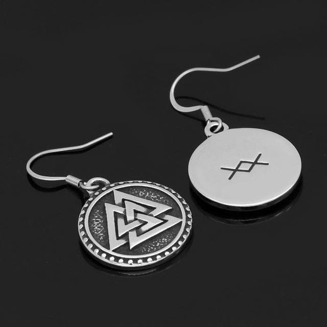 Viking Valknut Earrings