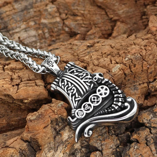 Viking Ship Necklace