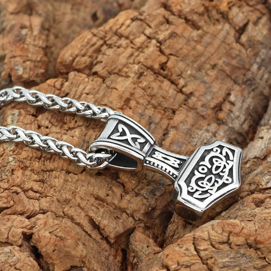 Viking Thor’s Hammer Mjölnir Necklace