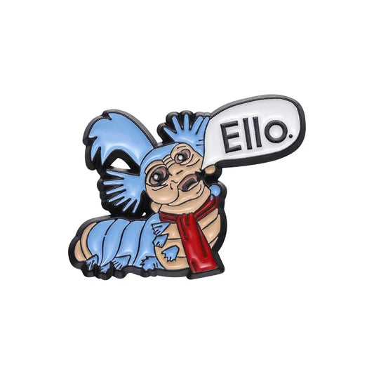 Adventure Anime Labyrinth Worm Enamel Pin Brooch Badge Jewelry Backpack Accessories