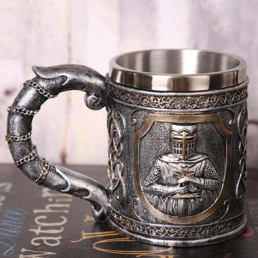 Templar Beer Stainless Steel Mug