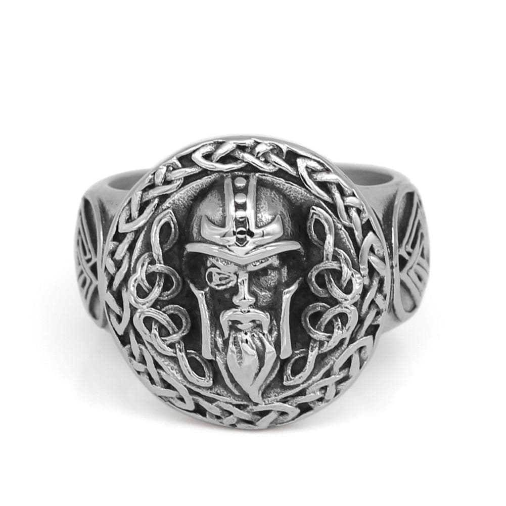 Viking Nordic Odin Valknut Stainless Steel Ring