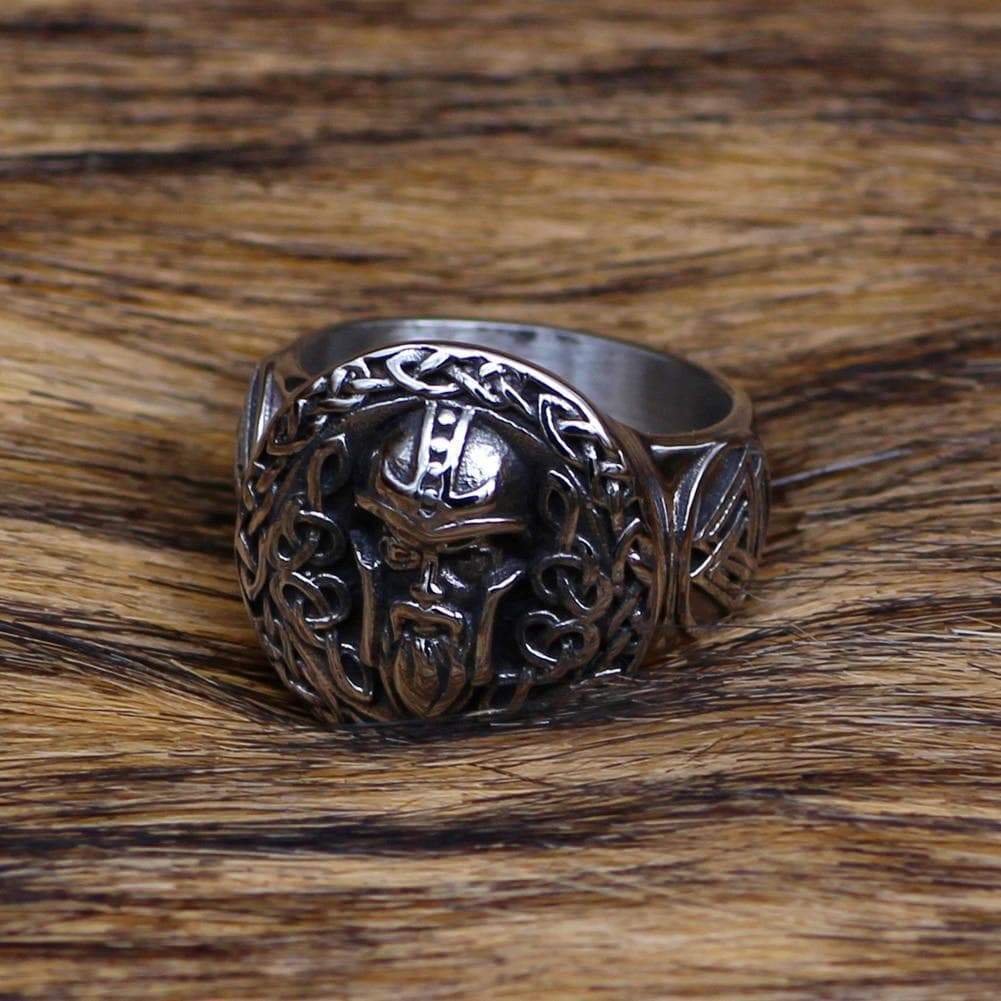 Viking Nordic Odin Valknut Stainless Steel Ring