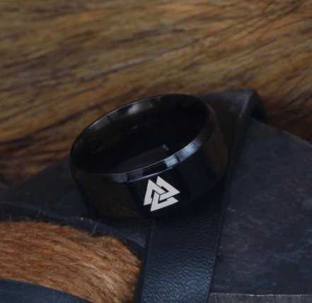 Vikings Valknut Stainless Steel Ring